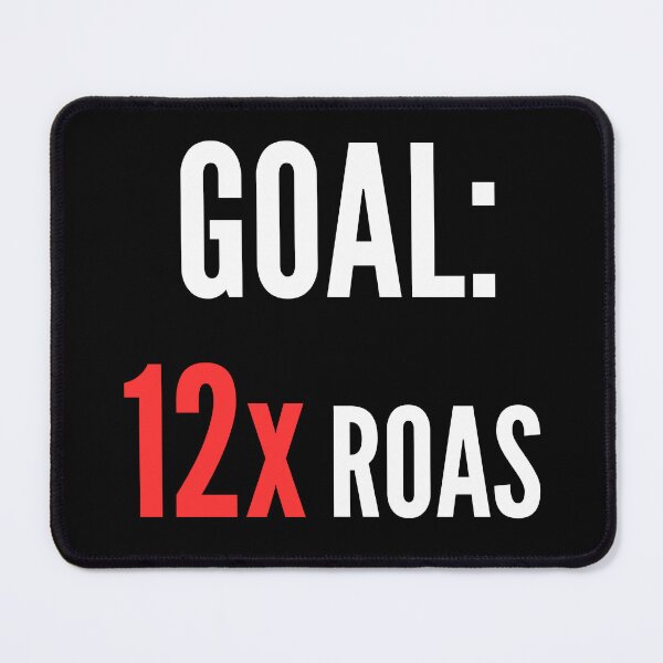 Item preview, Goal: 12x ROAS Motivation - Red - White designed and sold by VasInd.