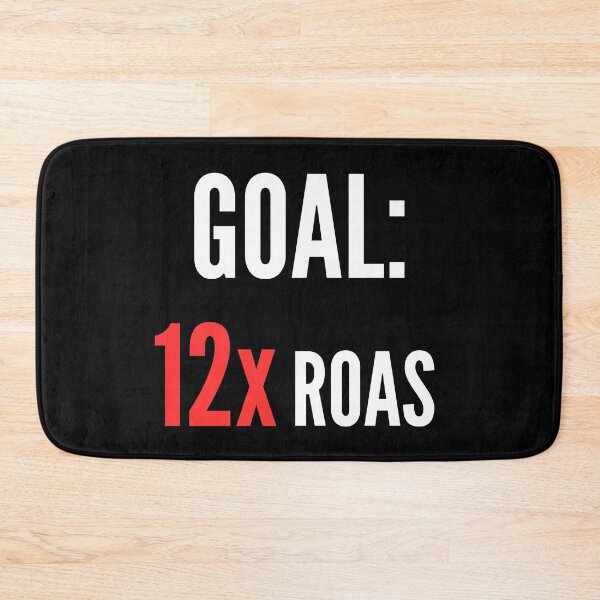 Item preview, Goal: 12x ROAS Motivation - Red - White designed and sold by VasInd.