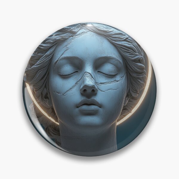 Item preview, Neon Gaze: Futuristic Greek Sculpture designed and sold by Enea Kelo.