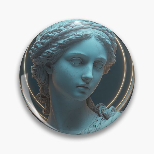 Item preview, Neon Gaze: Futuristic Greek Sculpture designed and sold by Enea Kelo.