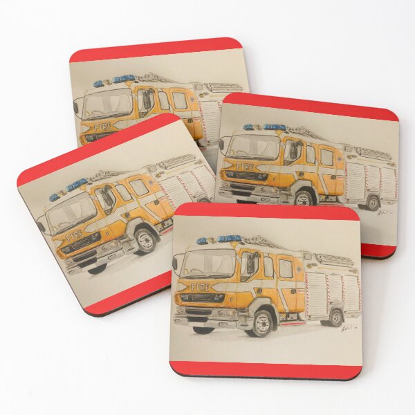Item preview, Lancashire Fire truck  designed and sold by Truck drawing art.