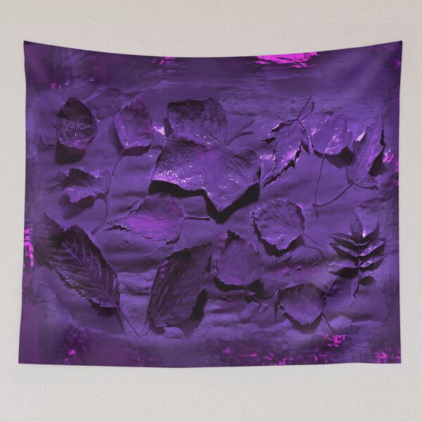 Item preview, BRIGHT DARK VIOLET, PURPLE AND PINK PAINTED FALL LEAVES  designed and sold by Most1234.