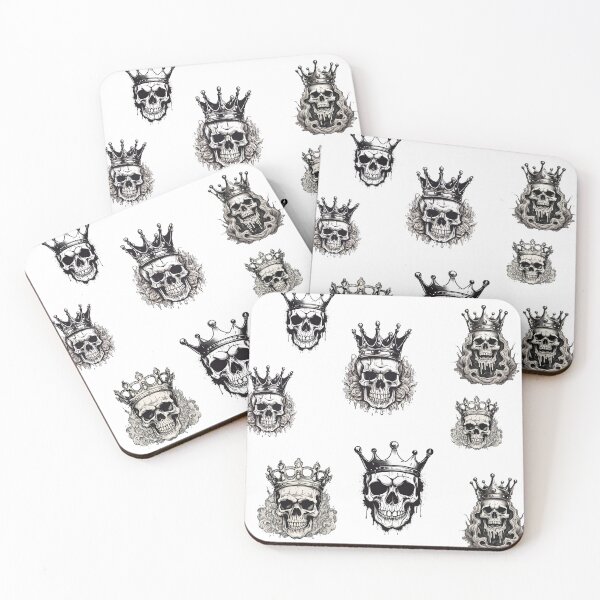 Item preview, Crowned Skull Monarch Pattern 1 designed and sold by Tom-Johnson.