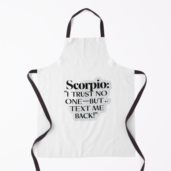 Item preview, Funny Sarcastic Scorpio Zodiac Quote Art designed and sold by Mudastro Astrology.