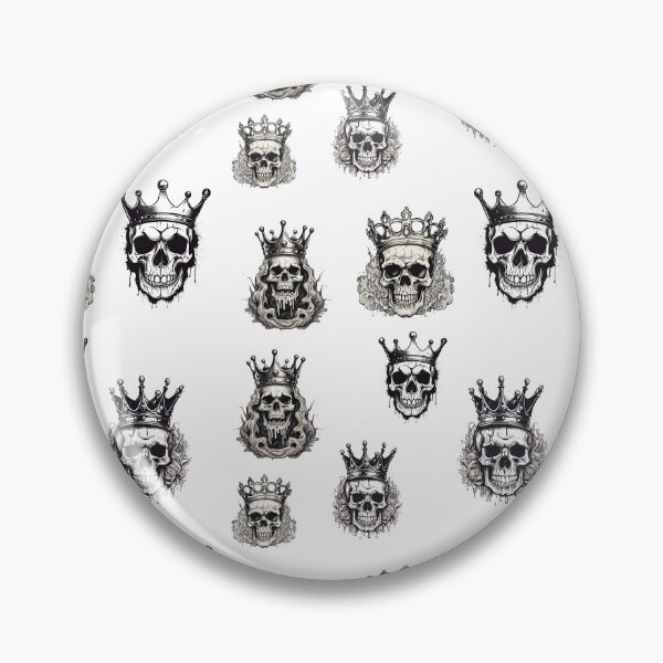 Item preview, Crowned Skull Monarch Pattern 2 designed and sold by Tom-Johnson.