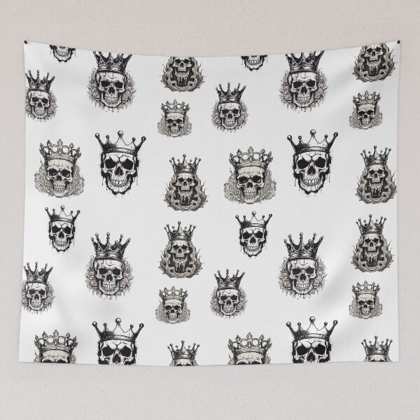 Item preview, Crowned Skull Monarch Pattern 2 designed and sold by Tom-Johnson.