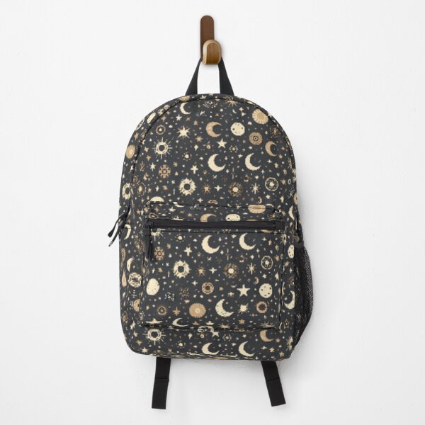 Item preview, Celestial Night Pattern with Moons and Stars designed and sold by Rui Fernandes.