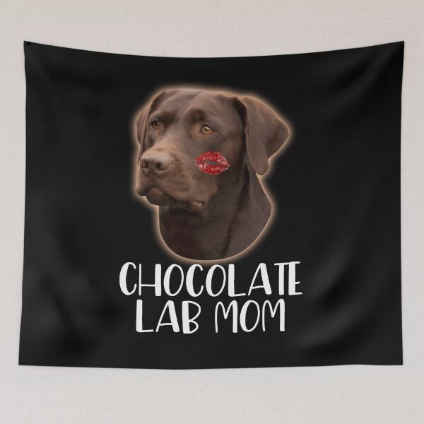 Item preview, Chocolate Lab Mom Dog Lovers Design designed and sold by PNGShop.