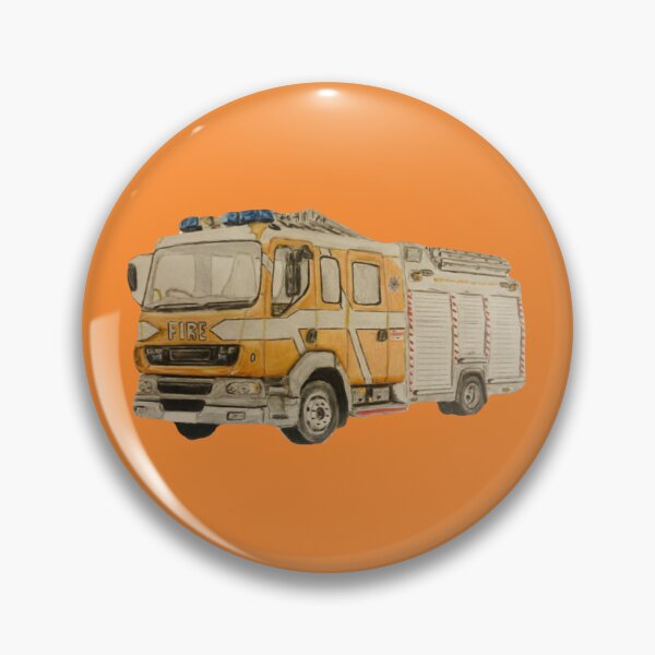 Item preview, Lancashire fire engine cut out design designed and sold by Truck drawing art.