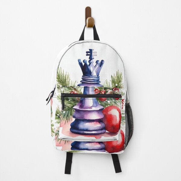 Item preview, Queen Chess, King Chess ,chess Lover, Christmas Romantic Elegant Watercolor Chess Queen designed and sold by KolorellaS.