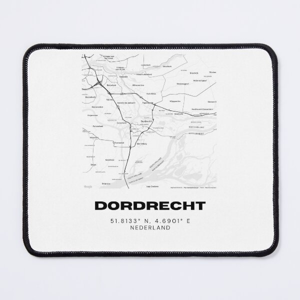 Item preview, Dordrecht Minimalist Map Art | Netherlands | 51.8133° N, 4.6901° E designed and sold by RM-Journey.