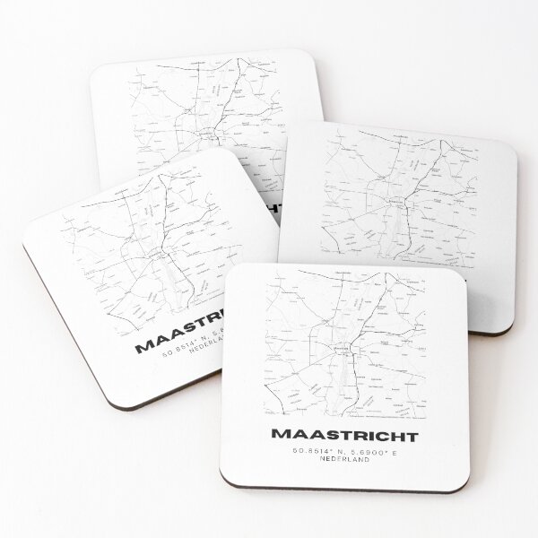 Item preview, Maastricht Minimalist Map Art | Netherlands | 50.8514° N, 5.6900° E designed and sold by RM-Journey.