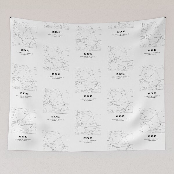 Item preview, Ede Minimalist Map Art | Netherlands | 52.0423° N, 5.6680° E designed and sold by RM-Journey.