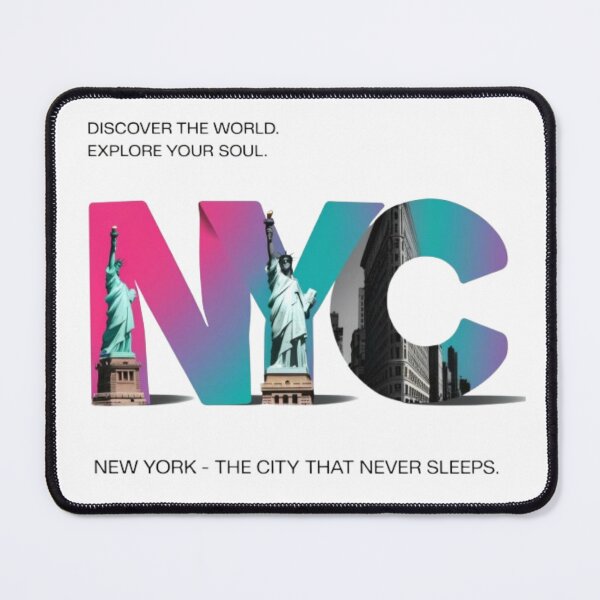 Item preview, NYC Gradient Skyline Design – Discover the City That Never Sleeps designed and sold by GemBob Creations.