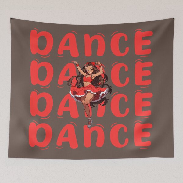 Item preview, DANCER GIF ANIME RED COLOR designed and sold by La Loca.