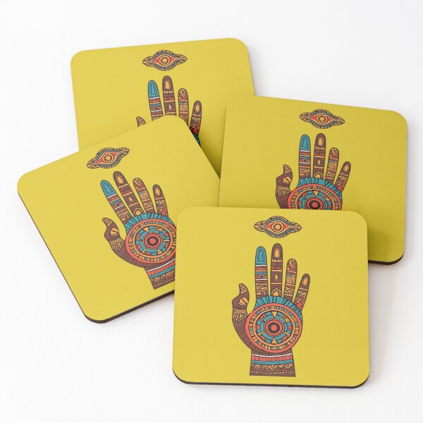 Item preview, African Art - Mystic Hand of Wisdom designed and sold by HappyHarmonyArt.