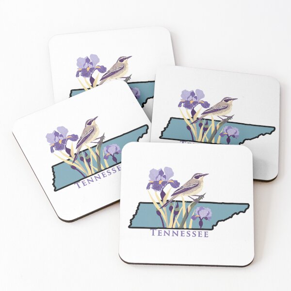 Aperçu de l'œuvre Oiseaux et fleurs de l'État du Tennessee créée et vendue par adventurehaven.