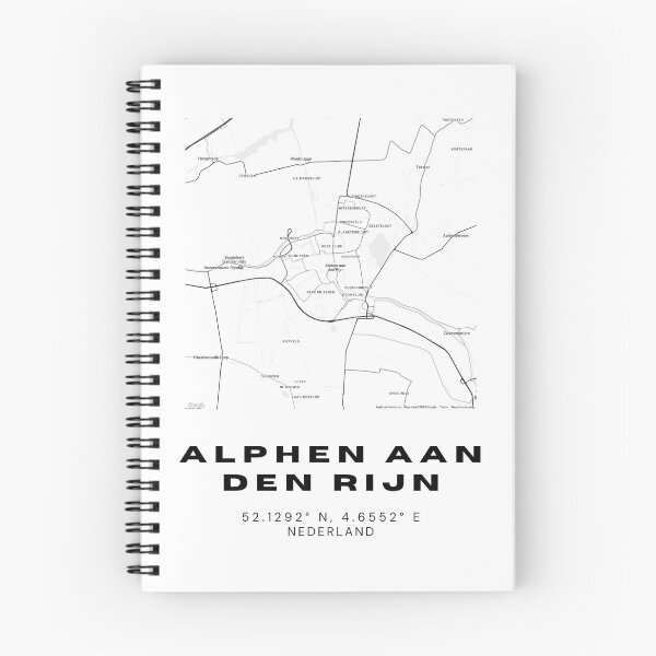 Item preview, Alphen aan den Rijn Minimalist Map Art | Netherlands | 52.1292° N, 4.6552° E designed and sold by RM-Journey.