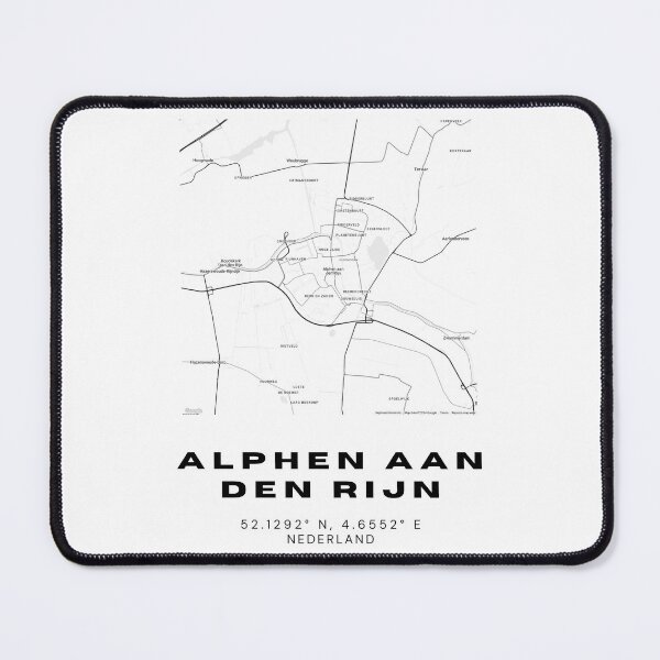 Item preview, Alphen aan den Rijn Minimalist Map Art | Netherlands | 52.1292° N, 4.6552° E designed and sold by RM-Journey.