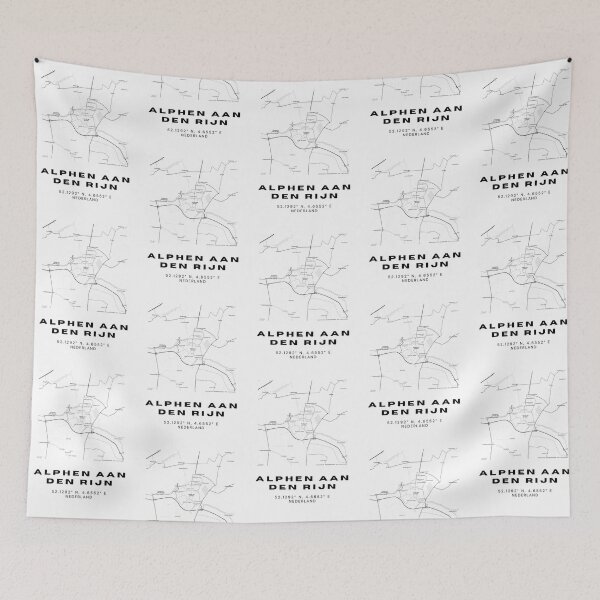 Item preview, Alphen aan den Rijn Minimalist Map Art | Netherlands | 52.1292° N, 4.6552° E designed and sold by RM-Journey.