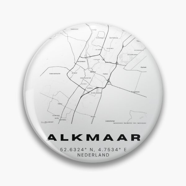Item preview, Alkmaar Minimalist Map Art | Netherlands | 52.6324° N, 4.7534° E designed and sold by RM-Journey.