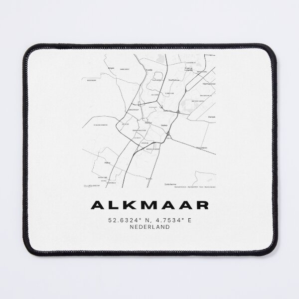 Item preview, Alkmaar Minimalist Map Art | Netherlands | 52.6324° N, 4.7534° E designed and sold by RM-Journey.