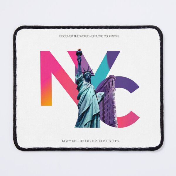 Item preview, NYC Gradient Skyline Typography – Iconic New York City Design designed and sold by GemBob Creations.