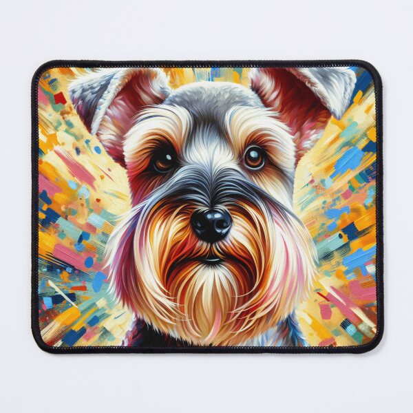 Item preview, Cesky Terrier Dog Portrait Acrylic Art Print Pet Portrait Gifts for Dog Lovers designed and sold by Puppy Puzzles Plus.