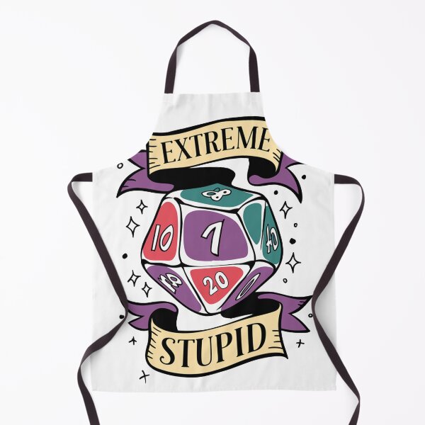Item preview, Extreme Stupid D20 Dice Illustration designed and sold by MonkiFlipp.
