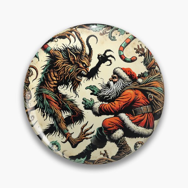 Item preview, Krampus vs. Santa Season’s Beatings designed and sold by Victor Shadehorn.