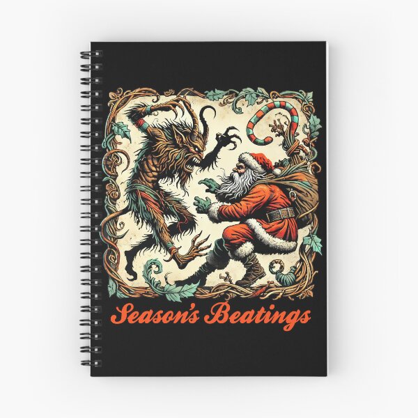 Item preview, Krampus vs. Santa Season’s Beatings designed and sold by Victor Shadehorn.