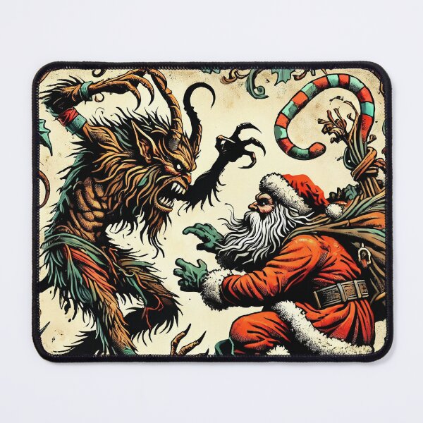 Item preview, Krampus vs. Santa Season’s Beatings designed and sold by Victor Shadehorn.
