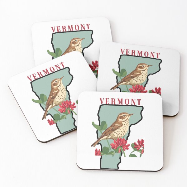 Item preview, Vermont State Bird and Flower designed and sold by adventurehaven.
