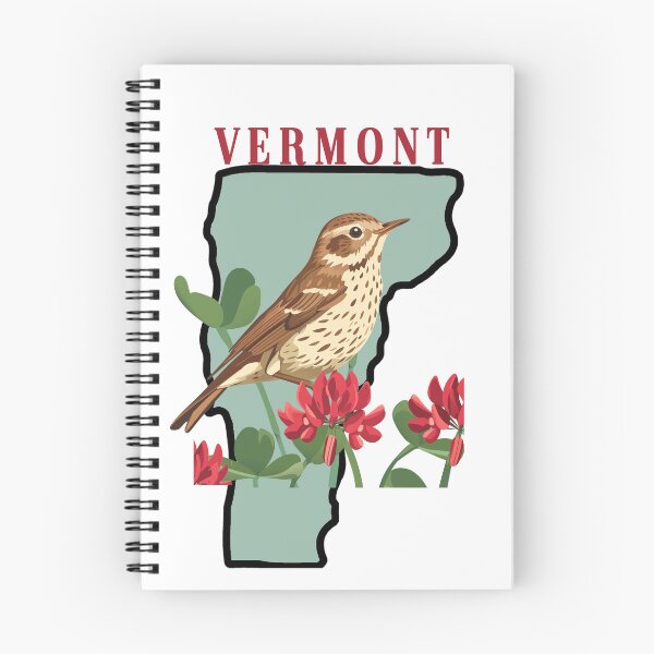 Item preview, Vermont State Bird and Flower designed and sold by adventurehaven.