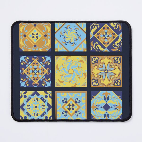 Item preview, Mediterranean Majolica Nine Tile designed and sold by reclacitrantee.