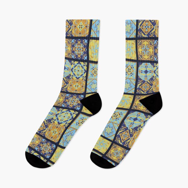 Item preview, Mediterranean Majolica Nine Tile designed and sold by reclacitrantee.