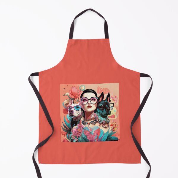 Item preview, Girl with a dog in a mysterious forest. designed and sold by Natalia-Vlad.