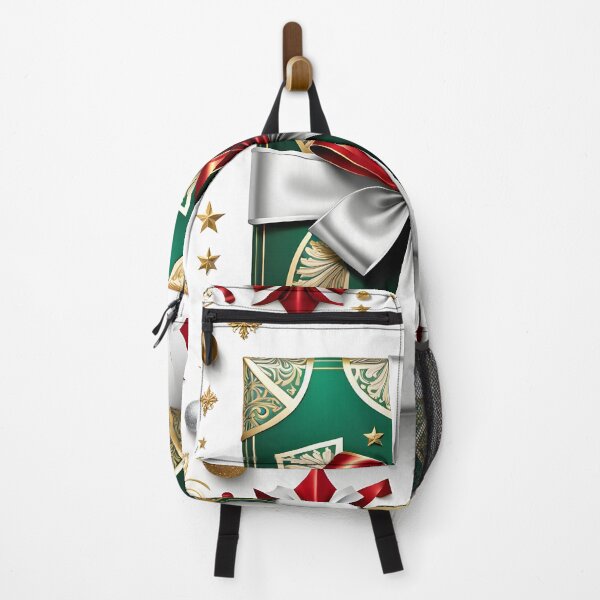 Item preview, Christmas Gift Box: Elegance in Green, Red and Gold designed and sold by MandalasShops.
