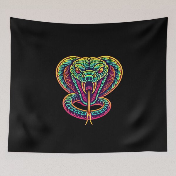 Item preview, Piercing Neon Snake – Ready to Bite designed and sold by lAnJefurtifeu.
