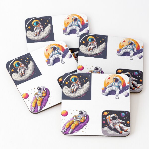 Item preview, Astronaut Lounging on Moon Collection designed and sold by Tom-Johnson.