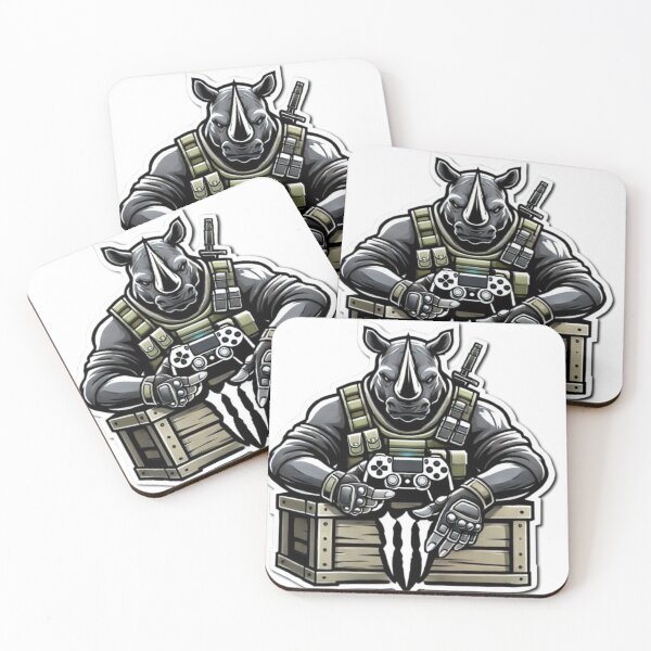 Item preview, Rhino Raid: Gaming Beast Unleashed designed and sold by HopeLoom.