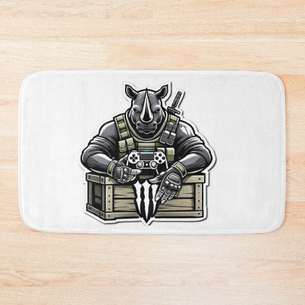 Item preview, Rhino Raid: Gaming Beast Unleashed designed and sold by HopeLoom.