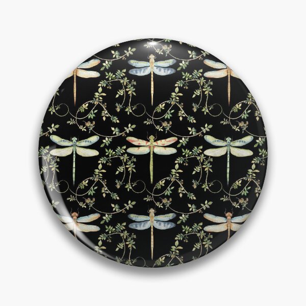 Item preview, Dragonfly With Rose Hips E5 designed and sold by Jean Plout.