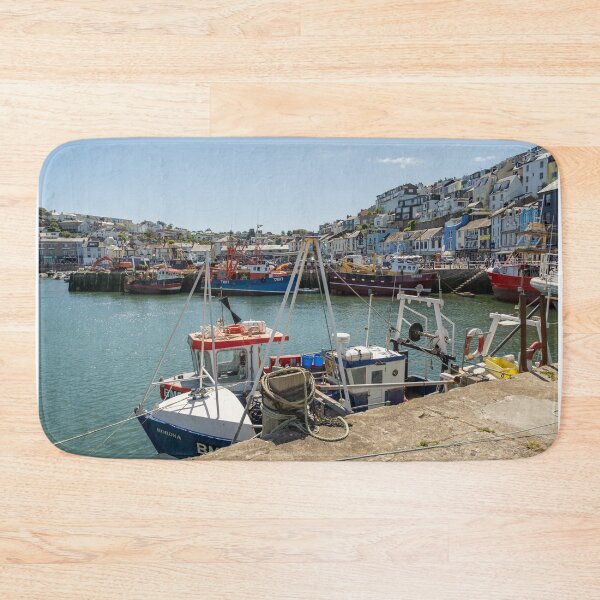 Item preview, Fishing boats in the harbour designed and sold by yackers1.