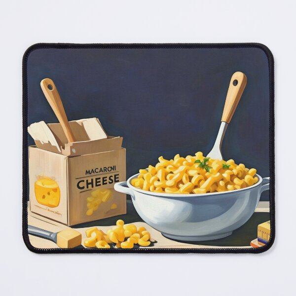 Item preview, MACARONI & CHEESE COMFORT FOOD BOWL INGREDIENTS STILL LIFE SCENE designed and sold by Arts4U.