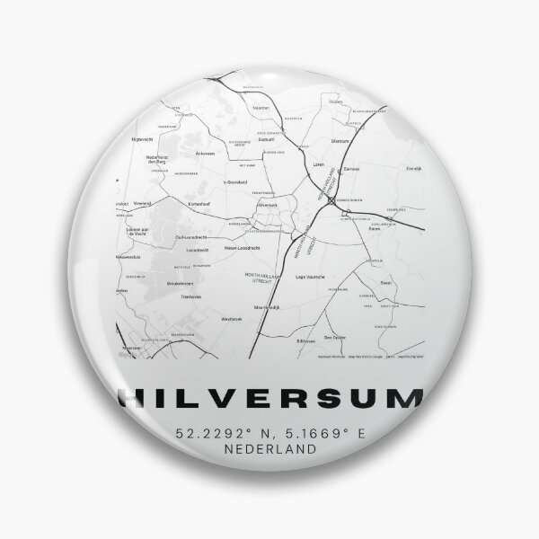 Item preview, Hilversum Minimalist Map Art | Netherlands | 52.2292° N, 5.1669° E designed and sold by RM-Journey.