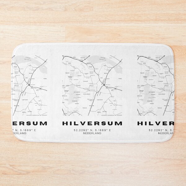 Item preview, Hilversum Minimalist Map Art | Netherlands | 52.2292° N, 5.1669° E designed and sold by RM-Journey.