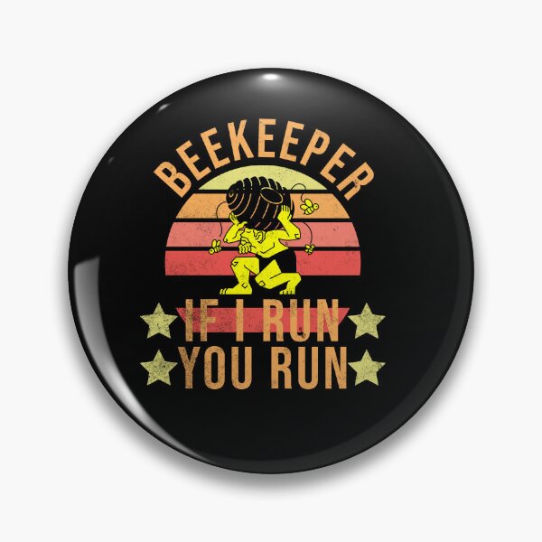 Item preview, Beekeeper If I Run You Run Vintage Honeybees Apiculture T-Shirt designed and sold by Dodgefashion.