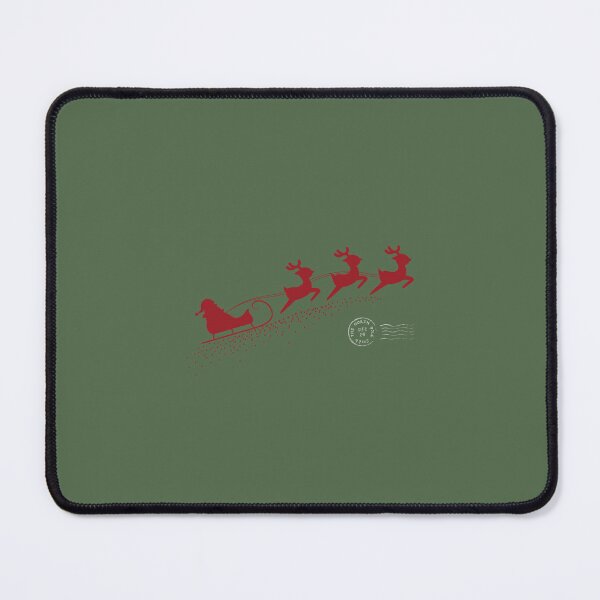 Item preview, Santa on his sleigh with reindeer designed and sold by HomeFreewithMe.