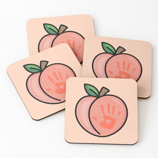 Item preview, Heartfelt Handprint Peach designed and sold by MonkiFlipp.
